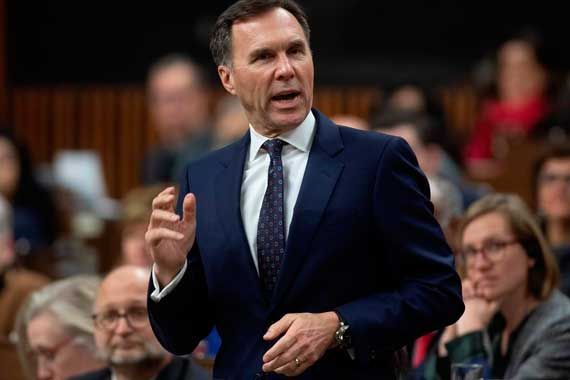 Le ministre des Finances du Canada, Bill Morneau