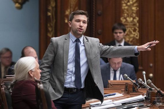 Gabriel Nadeau-Dubois à l'Assemblée nationale