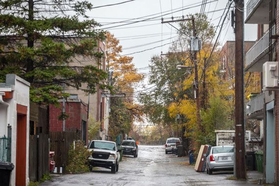 Une ruelle de Montréal