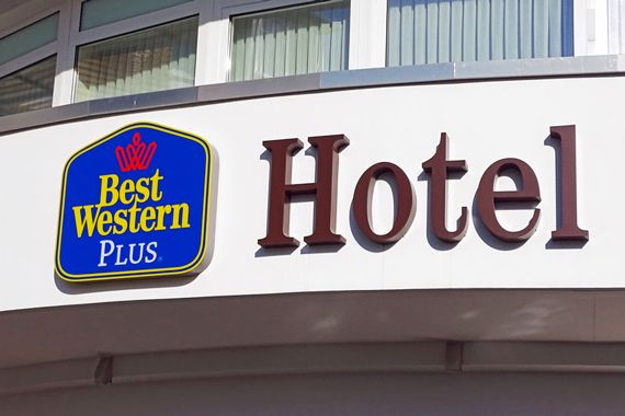 La devanture d'un hôtel BestWestern en Allemagne.