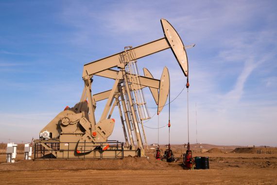 Une pompe à pétrole 