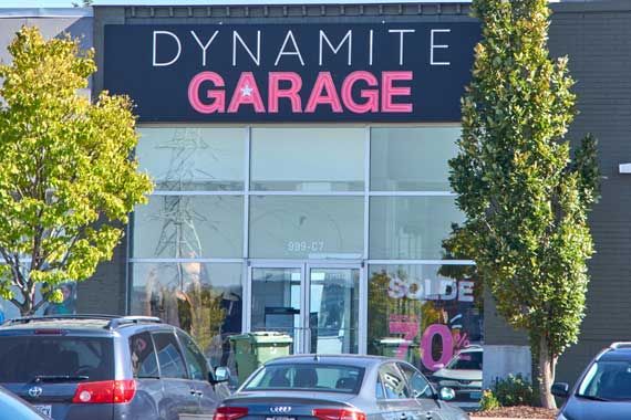 Une boutique du Groupe Dynamite