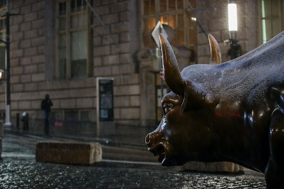 La statue de taureau de Wall Street