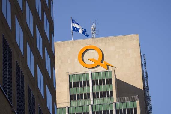 Le bâtiment d'Hydro-Québec à Montréal