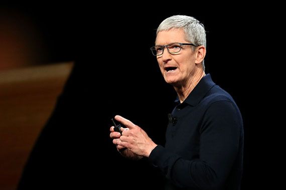 Le PDG d'Apple, Tim Cook