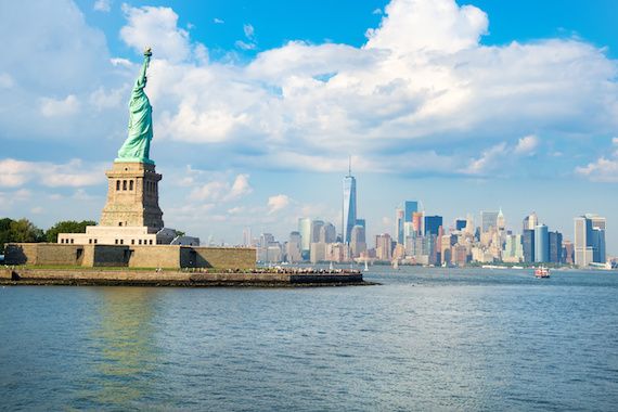 La statue de la liberté à New York