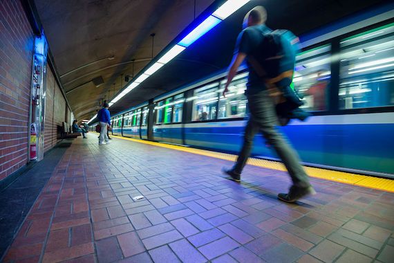 Un wagon de metro Azur