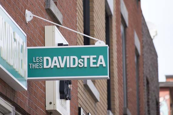 Une devanture de Davids Tea