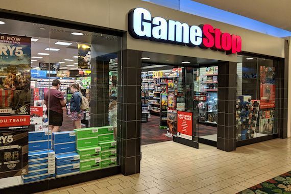 Une boutique GameStop