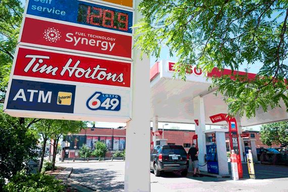 Une station-service Esso