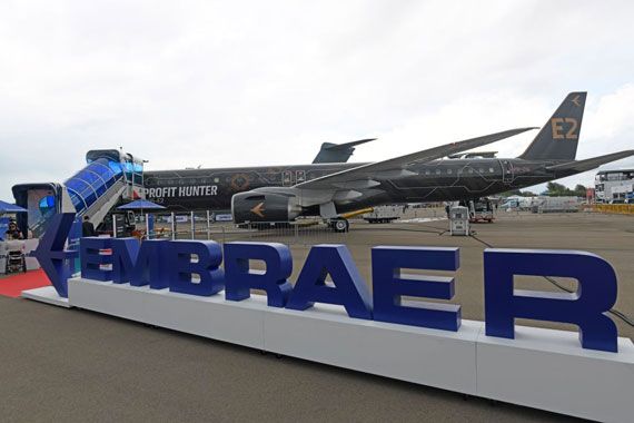 Des avions d'Embraer