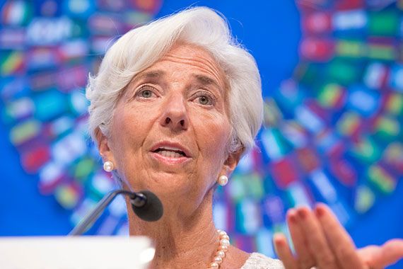 Christine Lagarde.