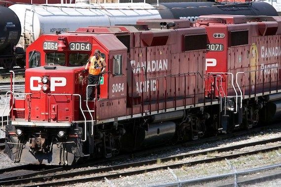 Un train Canadien Pacifique