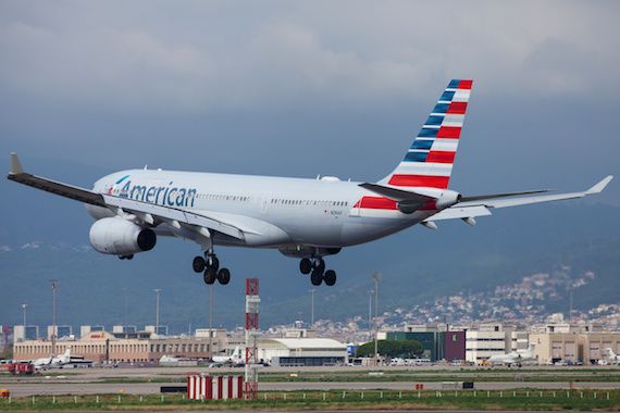 Un avion d'American Airlines