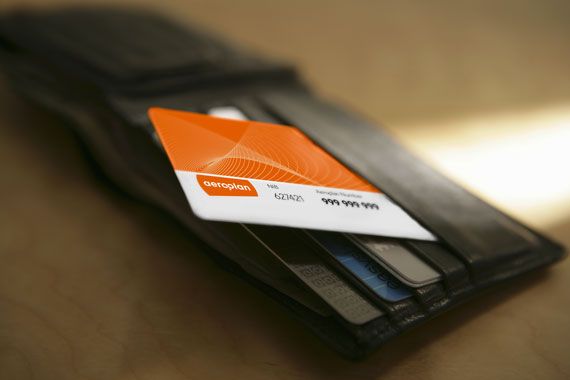 Une carte d'Aeroplan