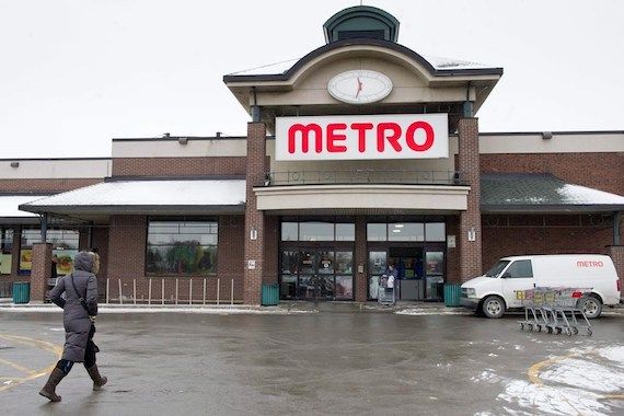 Une épicerie Metro