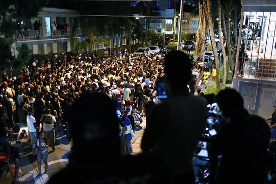 Un rassemblement à Miami