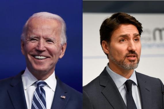 Joe Biden et Justin Trudeau