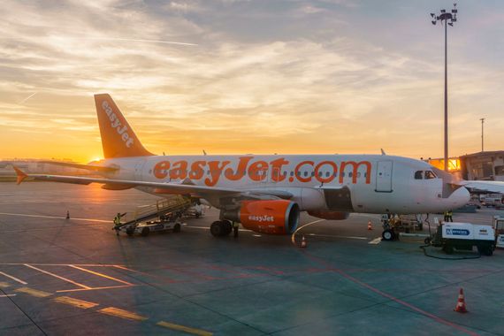 Un avion d'Easyjet