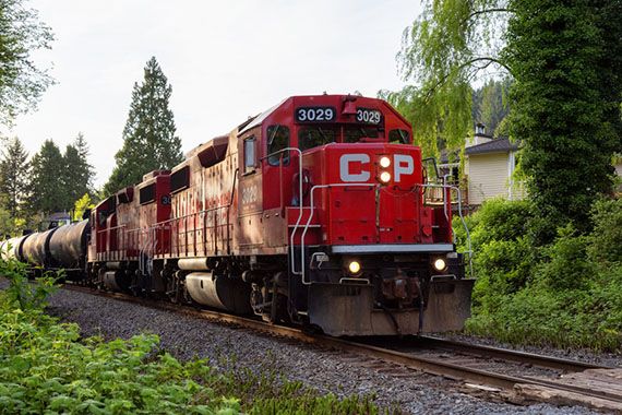 Un train du Canadien Pacifique