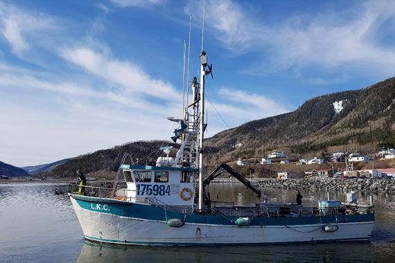 Un bateau de pêche.