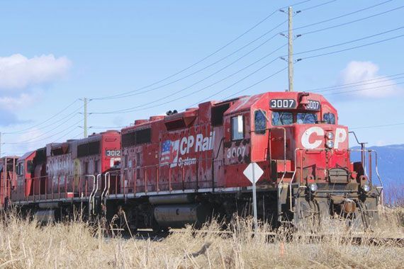 Un train de Canadien Pacifique