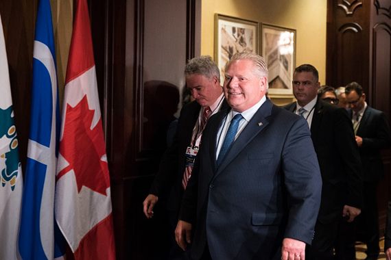 Le premier ministre de l'Ontario, Doug Ford