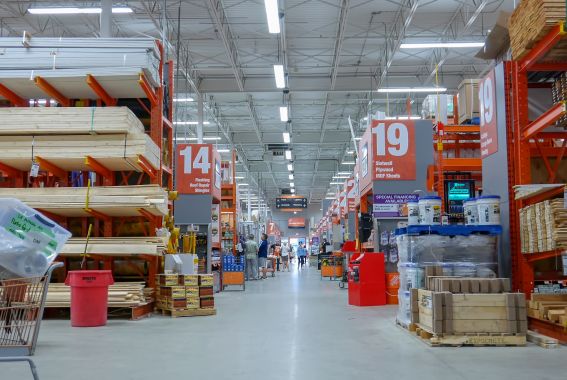 Un magasin Home Depot