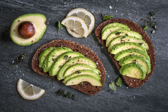 Une toast d'avocat