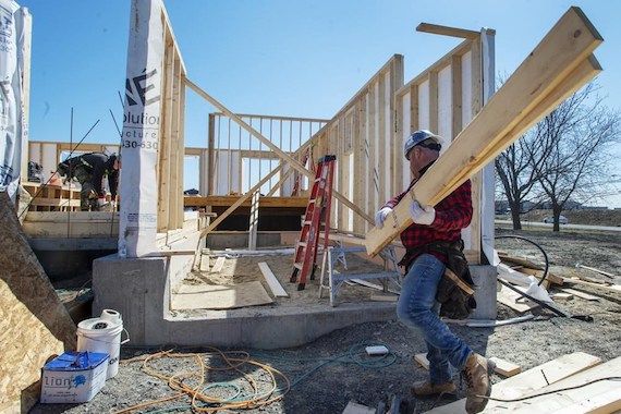 Une maison en construction