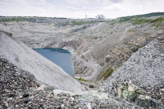 Une mine désertée