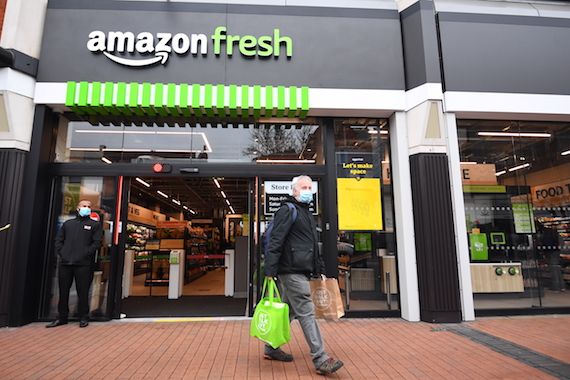 Une épicerie Amazon Fresh