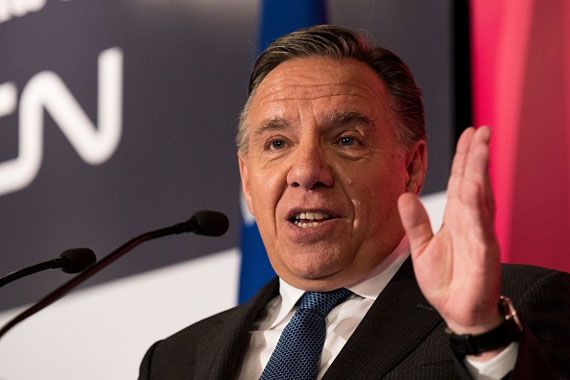 Le premier ministre du Québec, François Legault