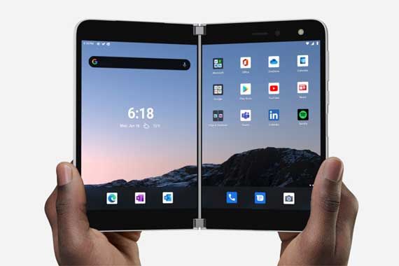 Le téléphone Surface Duo, de Microsoft