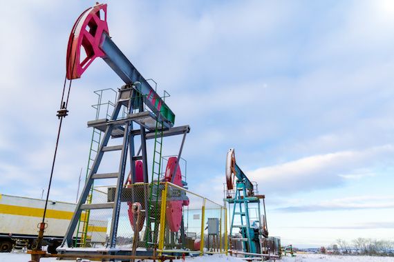 Une pompe à pétrole