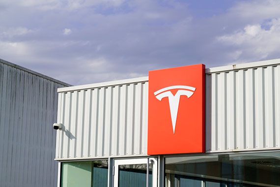 Le logo de Tesla