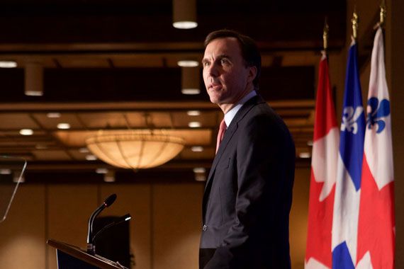 Le ministre des Finances du Canada, Bill Morneau