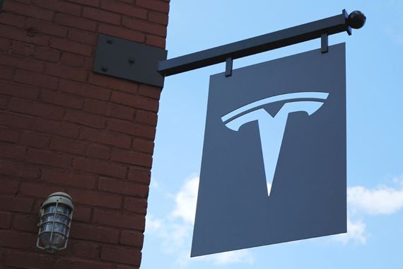 Le logo de Tesla