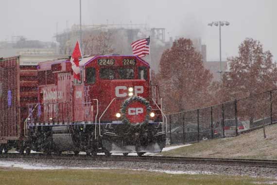 Un train du Canadien Pacifique.