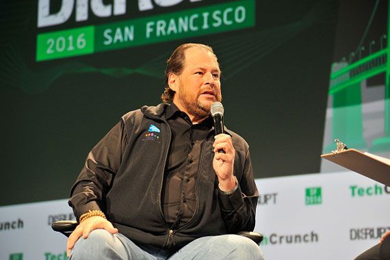 Le PDG de Salesforce, Marc Benioff.