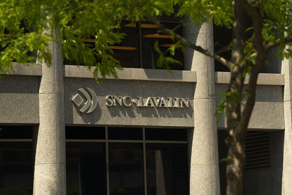 La devanture de SNC-Lavalin