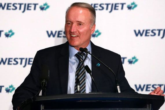 Le PDG de WestJet, Ed Sims.