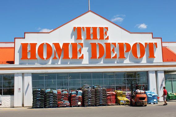 Un magasin Home Depot.