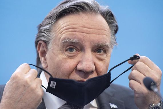 Le premier ministre du Québec, François Legault