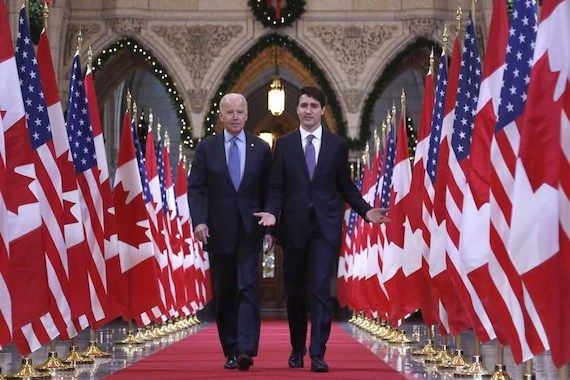 Joe Biden et Justin Trudeau