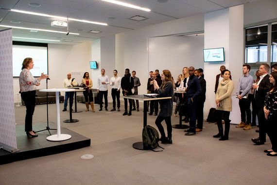 Julie Cailliau, éditrice adjointe et rédactrice en chef, Groupe Les Affaires, a prononcé une allocution pour l'occasion.