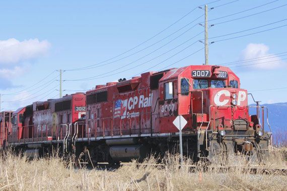 Un train du Canadien Pacifique.