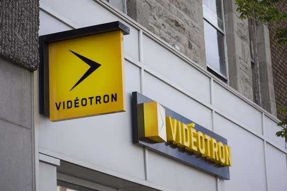 Une succursale de Vidéotron.