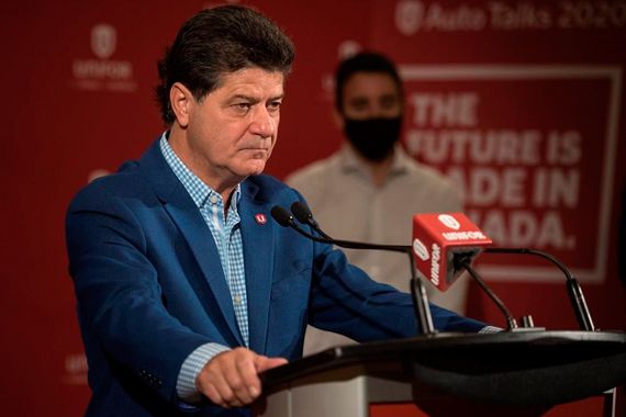 Le président du syndicat Unifor Canada, Jerry Dias