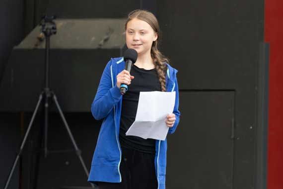 La militante écologiste Greta Thunberg